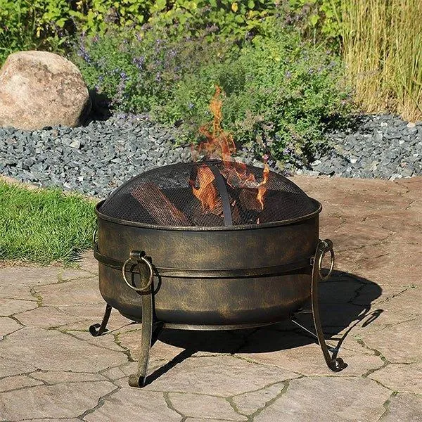 Vintage Portable Wood Fire Pits 24 Inch