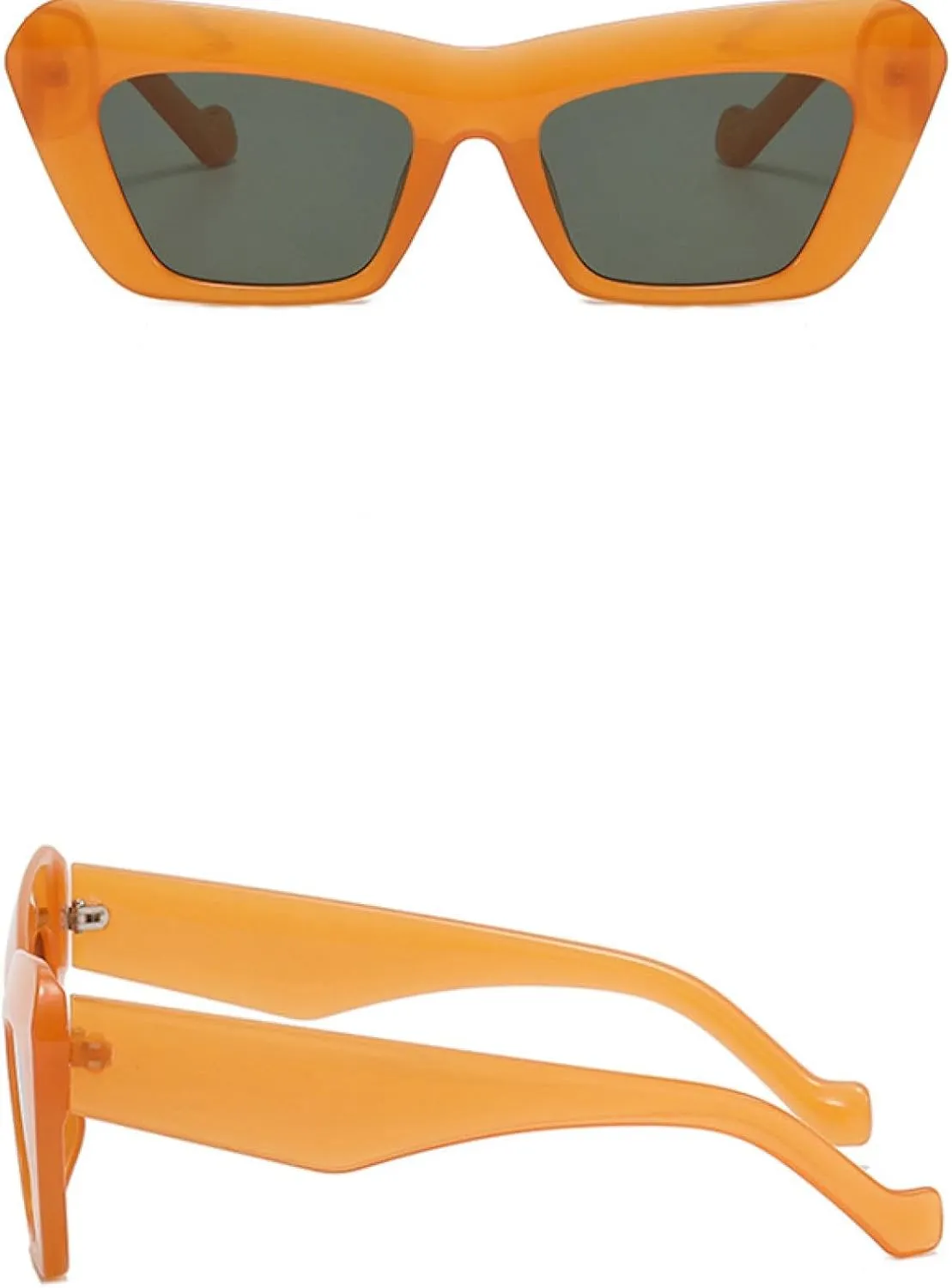 Vintage Sunglasses Women Men Cat Eye Thick Frame Sun Glasses Eye Glasses Fashion Female Retro Travel Sunglasses Uv400