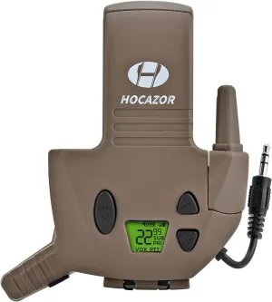 W01 Walkie Talkies Compatible with Walker's Razor Slim Electronic Ear Muffs, Handsfree Communication for Outdoors Hunting Shooting Construction Sites Work Shop, Brown