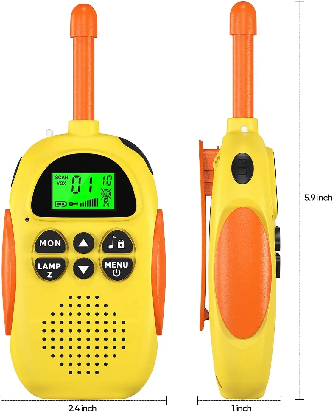 Walkie Talkies for Kids Rechargeable Toys for Ages 5-7 Boys Girls, 22 Channels 2 Way Radio Toy Christmas Birthday Gifts for Girls Boys Ages 3-12 Camping Hiking Outdoor Easter Basket Stuffers