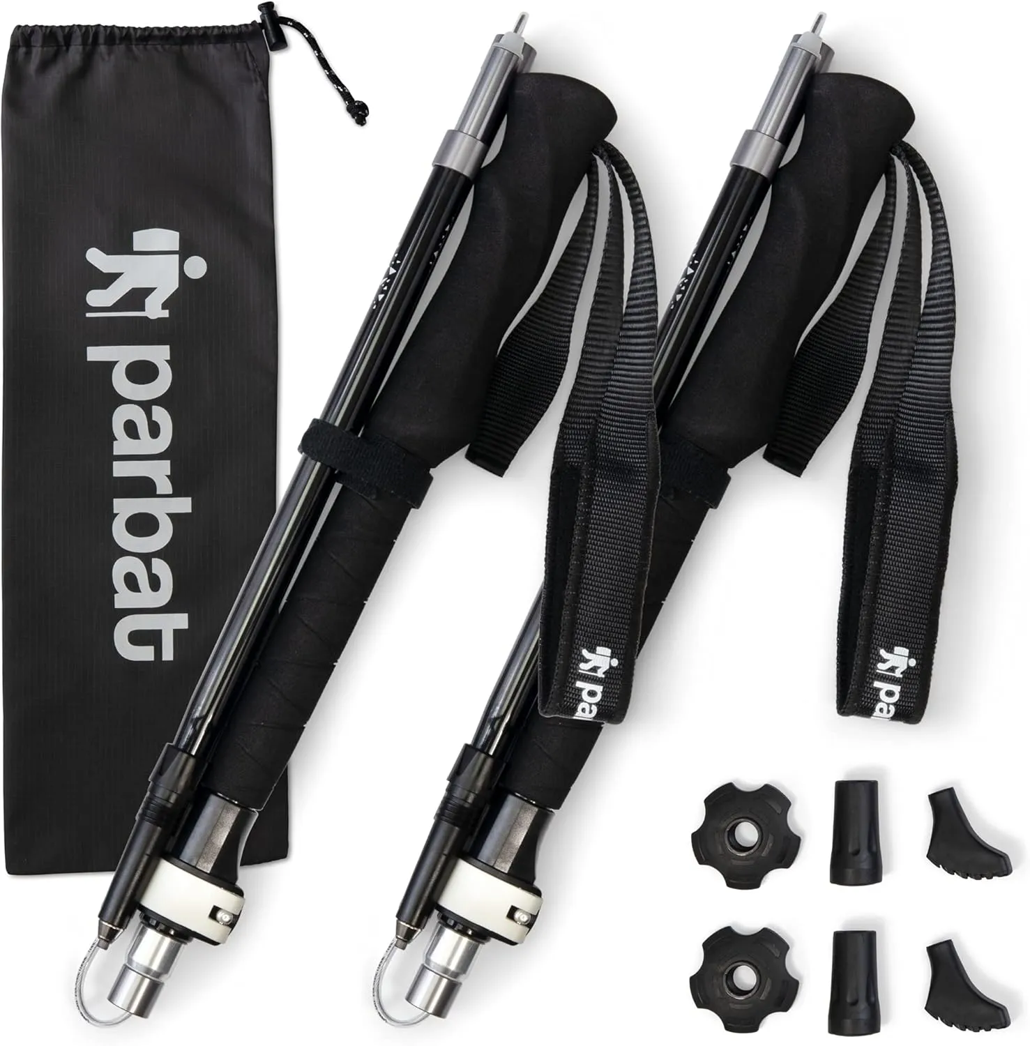 Walking Trekking Poles - 2 Pack, Lightweight and Ultra Portable Hiking Sticks for Trekking/Camping/Climbing/Backpacking/Nordic Walking