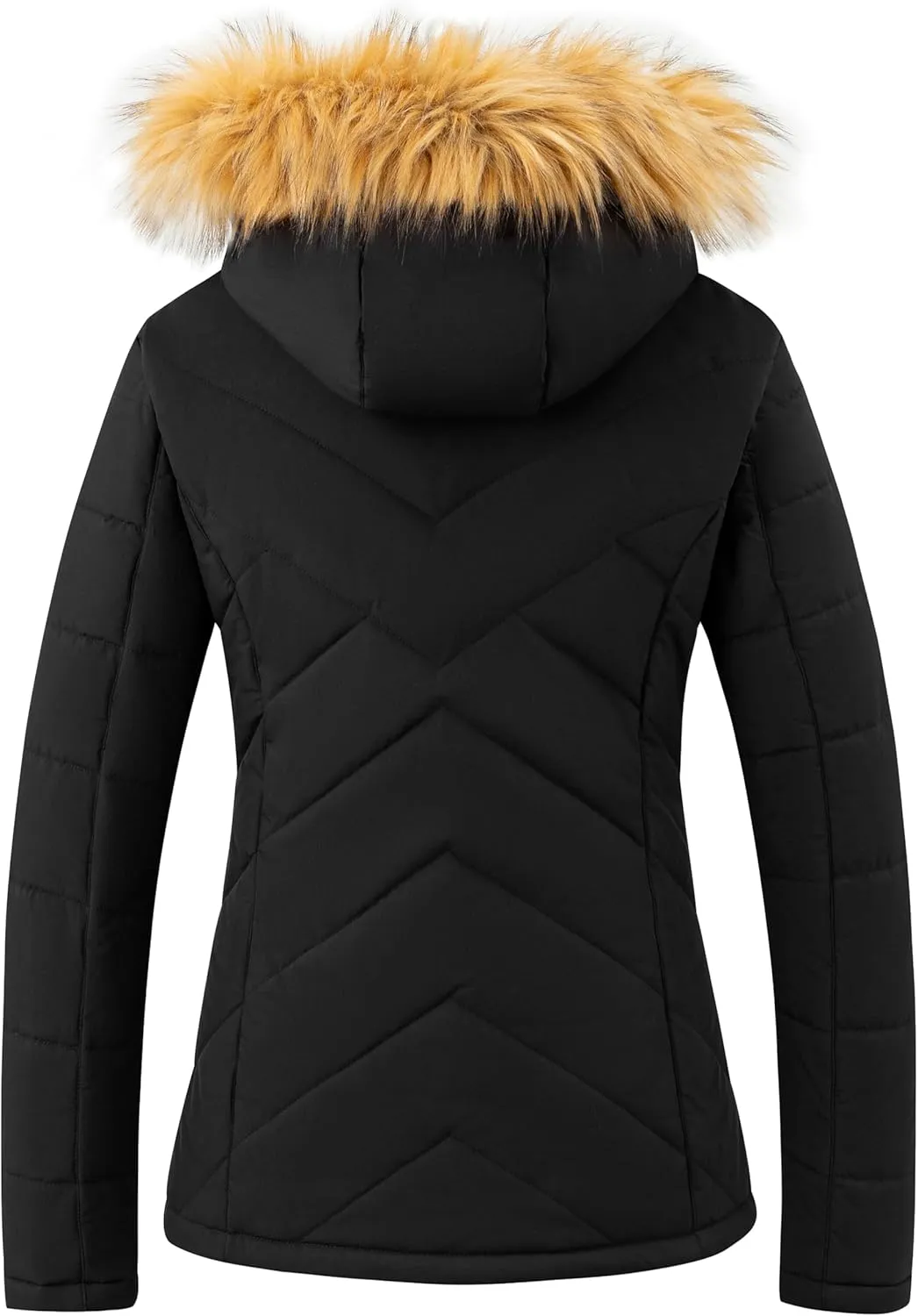 wantdo Women's Waterproof Ski Jacket Hooded Snow Coat Mountain Winter Parka Snowboarding Jackets