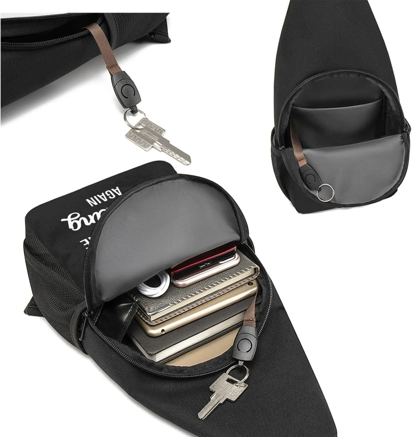 Warning The Girls are Drinking Again Shoulder Bag Adjustable Leisure Travel Crossbody Shoulder Bag Unisex