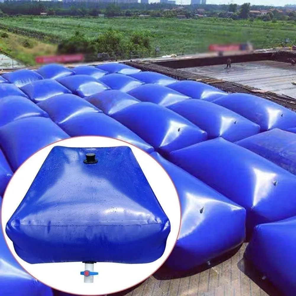 water bladder bag Collapsible Water Storage Bladder Tank,Large-Capacity Water Storage Container,Portable Soft Drought-Resistant Water Bag,for Camping RV,Fire Prevention,Emergency Water ( Size : 670L )
