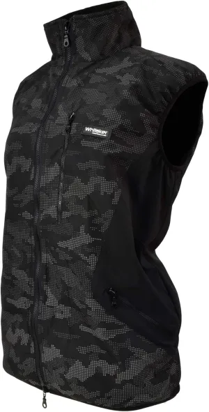 Whitaker Womens/Ladies Sydney Camo Gilet (S) (Black)