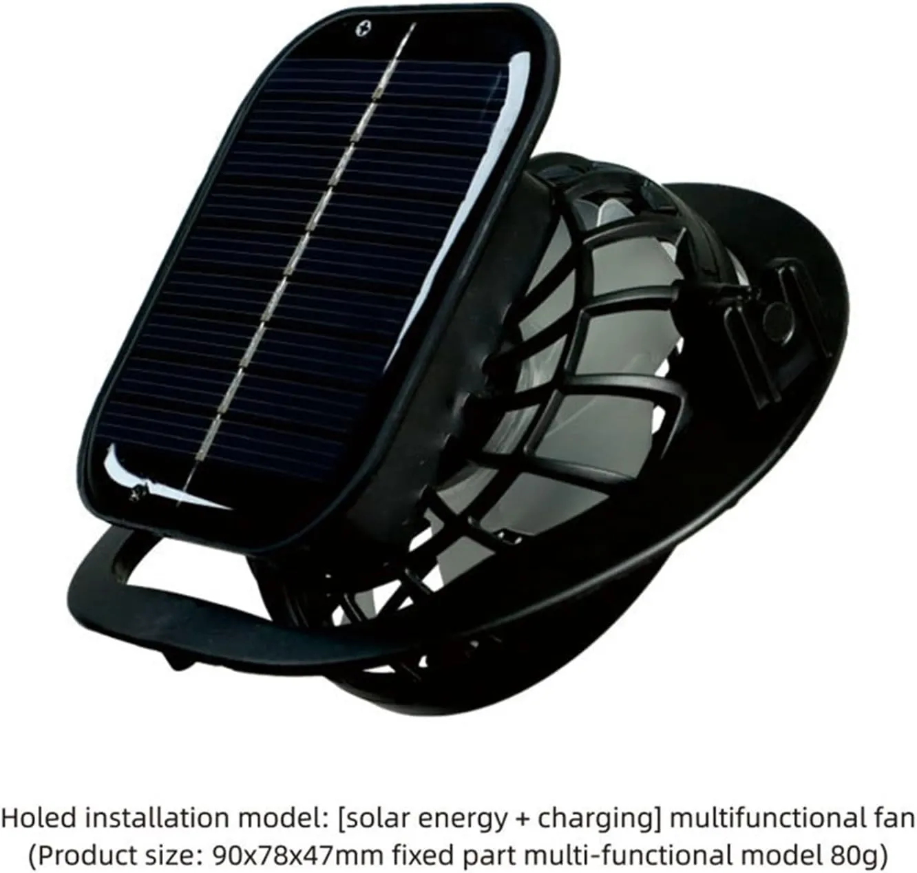 Wide Brim Solar Power Fan Hat, UPF 50  Bucket Hats with Solar Powered Fans for Camping Fishing Outdoor Hiking