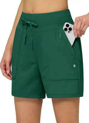 Willit Women's Shorts Hiking Athletic Shorts Quick Dry Golf Outdoor Casual 5"/7" Shorts Lightweight UPF50 