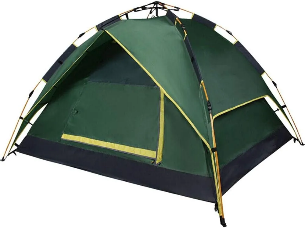 Winter Tent Dome Tents Pop Up Instantly Waterproof UV 3-4 Person Double-Door Camping and Beach for Family Short Weekends