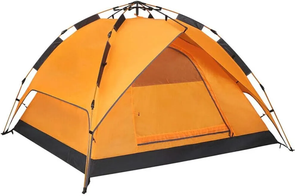 Winter Tent Dome Tents Pop Up Instantly Waterproof UV 3-4 Person Double-Door Camping and Beach for Family Short Weekends