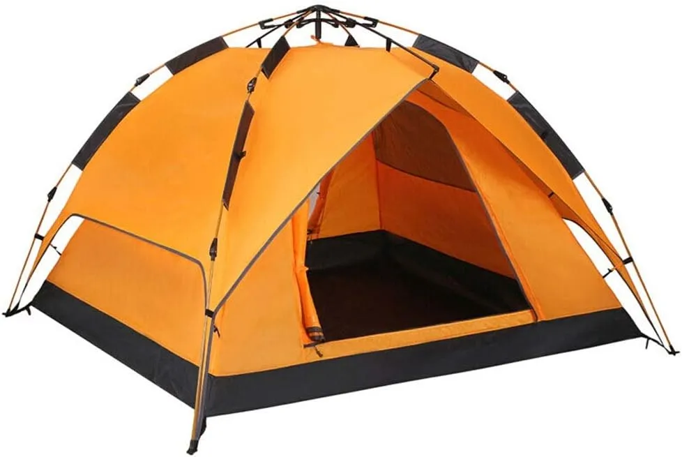 Winter Tent Dome Tents Pop Up Instantly Waterproof UV 3-4 Person Double-Door Camping and Beach for Family Short Weekends