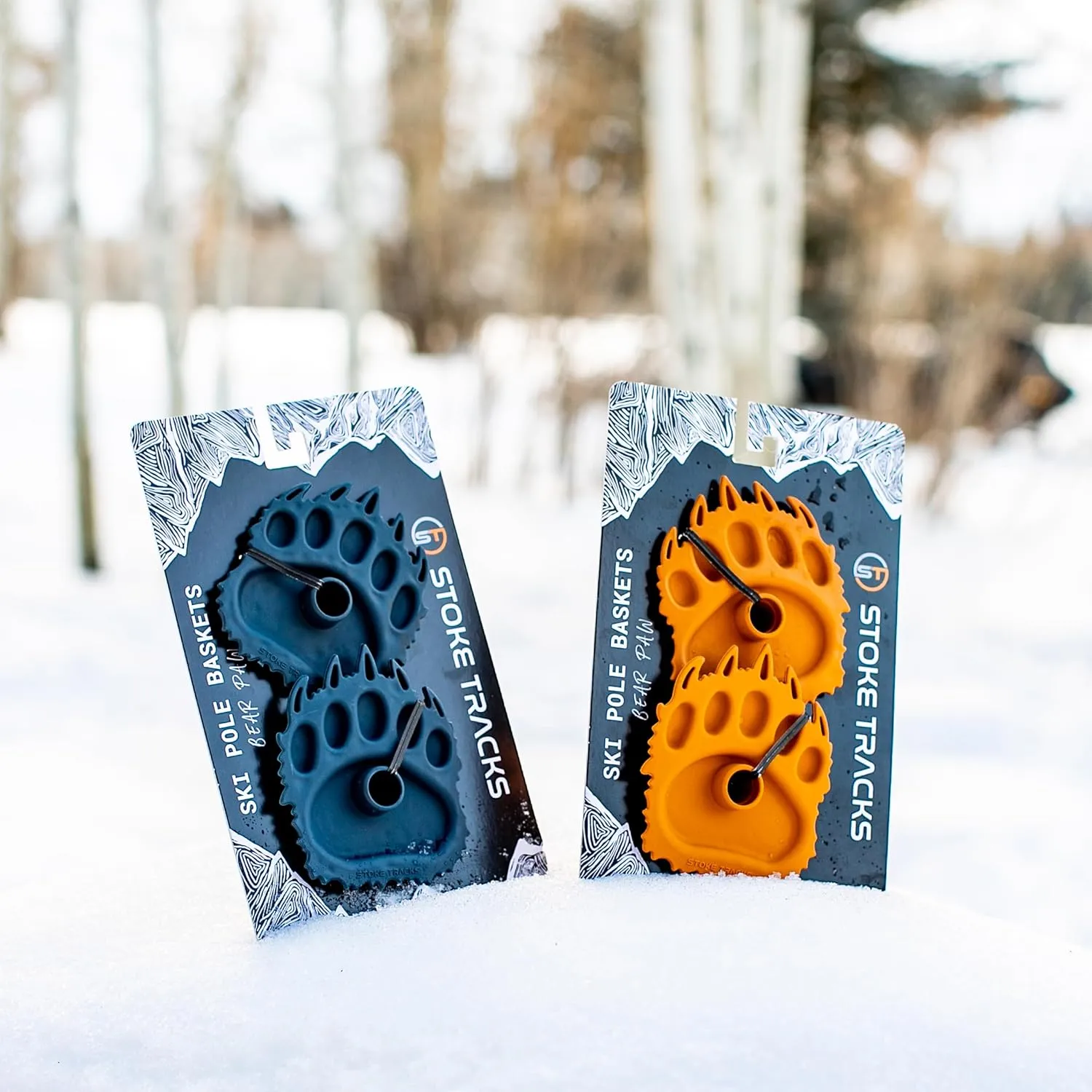 Wolf | Mountain Lion Ski Pole Baskets