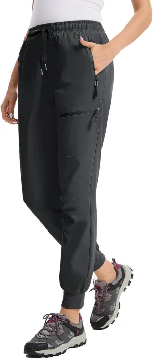 Womens Tall Hiking Pants 30/32/34 Inseam Lightweight Joggers Quick Dry 4 Pockets Travel Athletic Cargo UPF50 