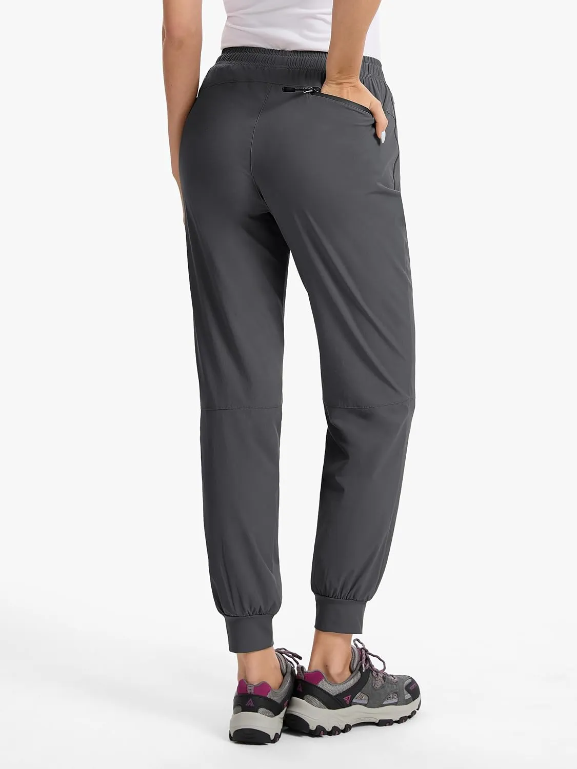 Womens Tall Hiking Pants 30/32/34 Inseam Lightweight Joggers Quick Dry 4 Pockets Travel Athletic Cargo UPF50 