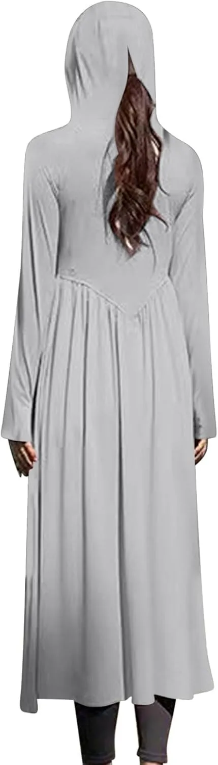 Women's UPF 50  Cover Up Hoodie Lightweight Outdoor Long Sleeve UV Sun Shirts Zip up Hiking Long Jackets