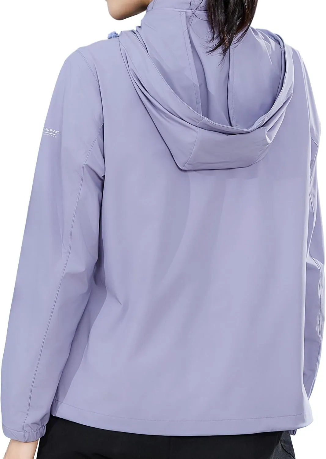 Women's UPF 50  Sun Protection Hooded Jacket Breathable Long Sleeve for Summer Outdoor Activities Sunwear Yoga