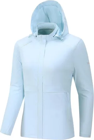 Women's UPF 50  Sun Protection Hooded Jacket Breathable Long Sleeve for Summer Outdoor Activities Sunwear Yoga