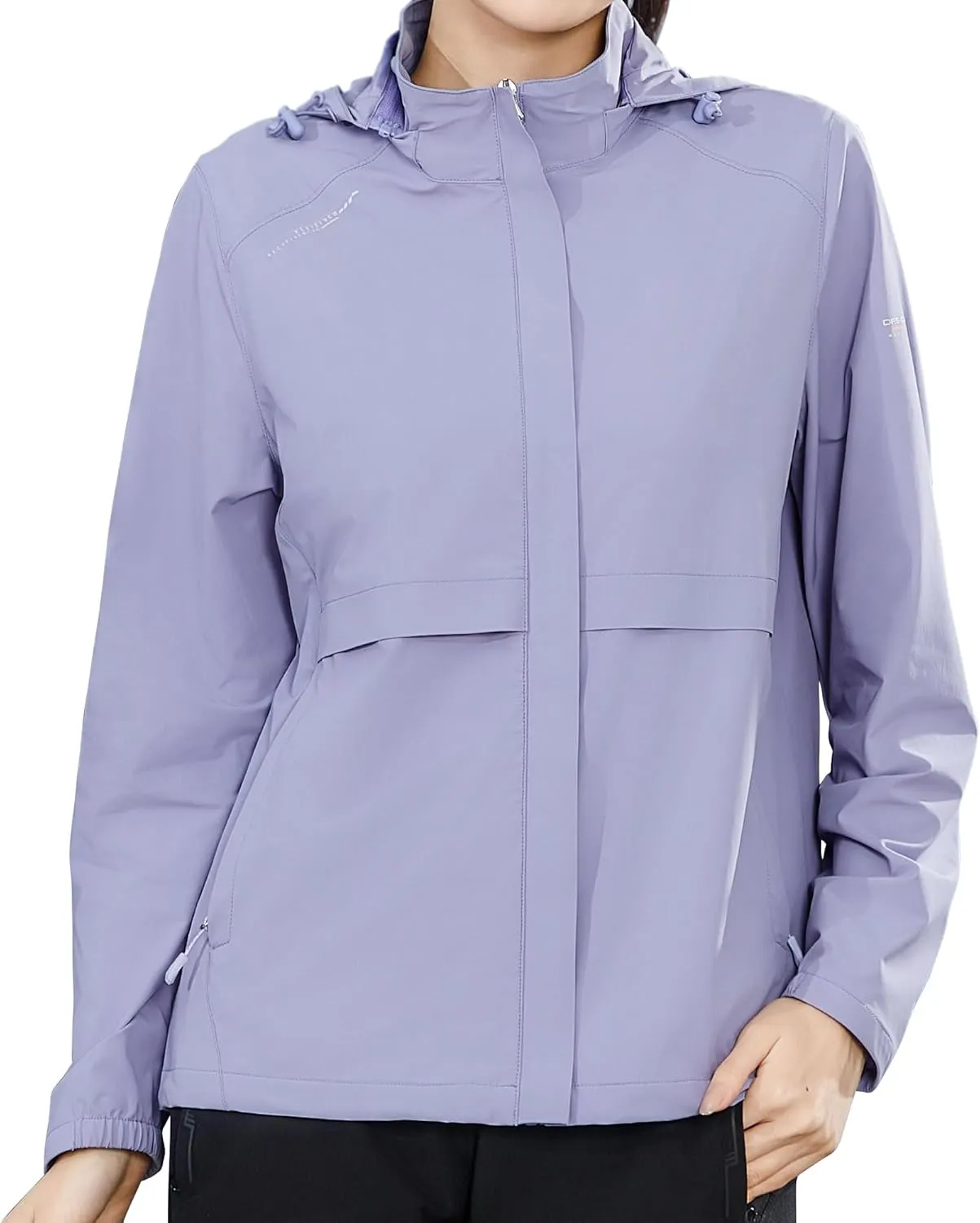 Women's UPF 50  Sun Protection Hooded Jacket Breathable Long Sleeve for Summer Outdoor Activities Sunwear Yoga