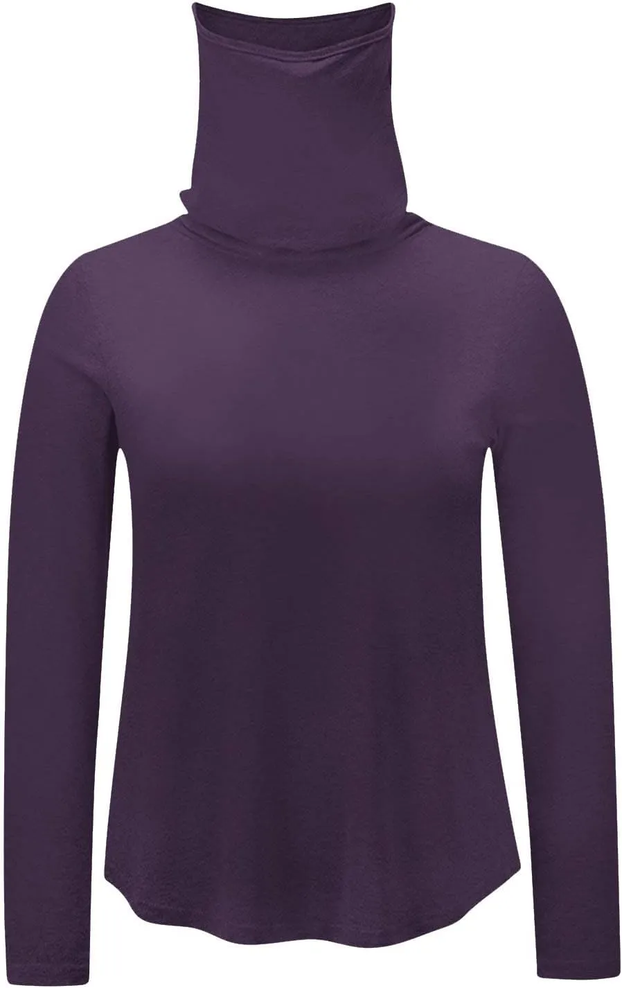 Women's UPF 50  Sun Protection Shirt with Face Mask Breathable Long Sleeve Sunshirt Summer Outdoor Rash Guard Tops