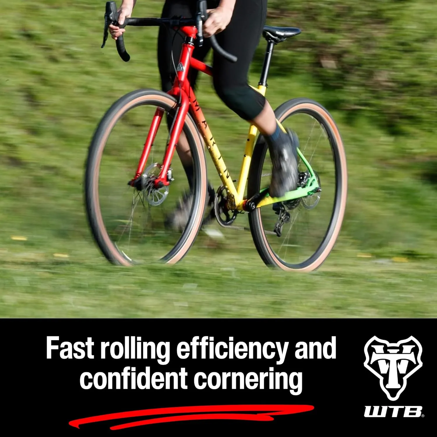 WTB Raddler Gravel Bike Tire, Tubeless Ready Folding Bead, Lightweight Fast Rolling, Available in 700 x 40 and 700 x 44 Sizes, with Black or Tan Sidewall, SG2 Puncture Protection Available