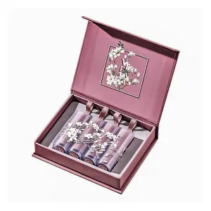 Xaena Flower Matte Lipstick Set, Lip Stain Makeup Kit 24 Hour Long Lasting Waterproof Matte Lipsticks Lip Gloss Sets for Women Labiales Matte Larga Duracion (Pink)
