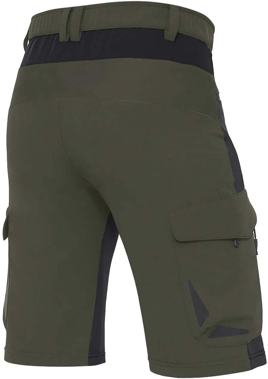 XKTTAC Men's Outdoor Quick Dry Lightweight Stretchy Shorts for Hiking, Tactical, Camping, Travel with 6 Pockets