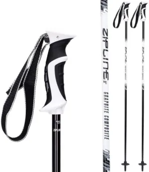 Zipline Carbon Ski Poles: Lightweight & Durable